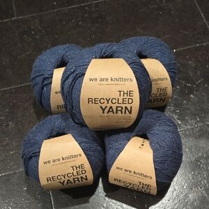 We Are Knitters The Recycled Yarn in Navy